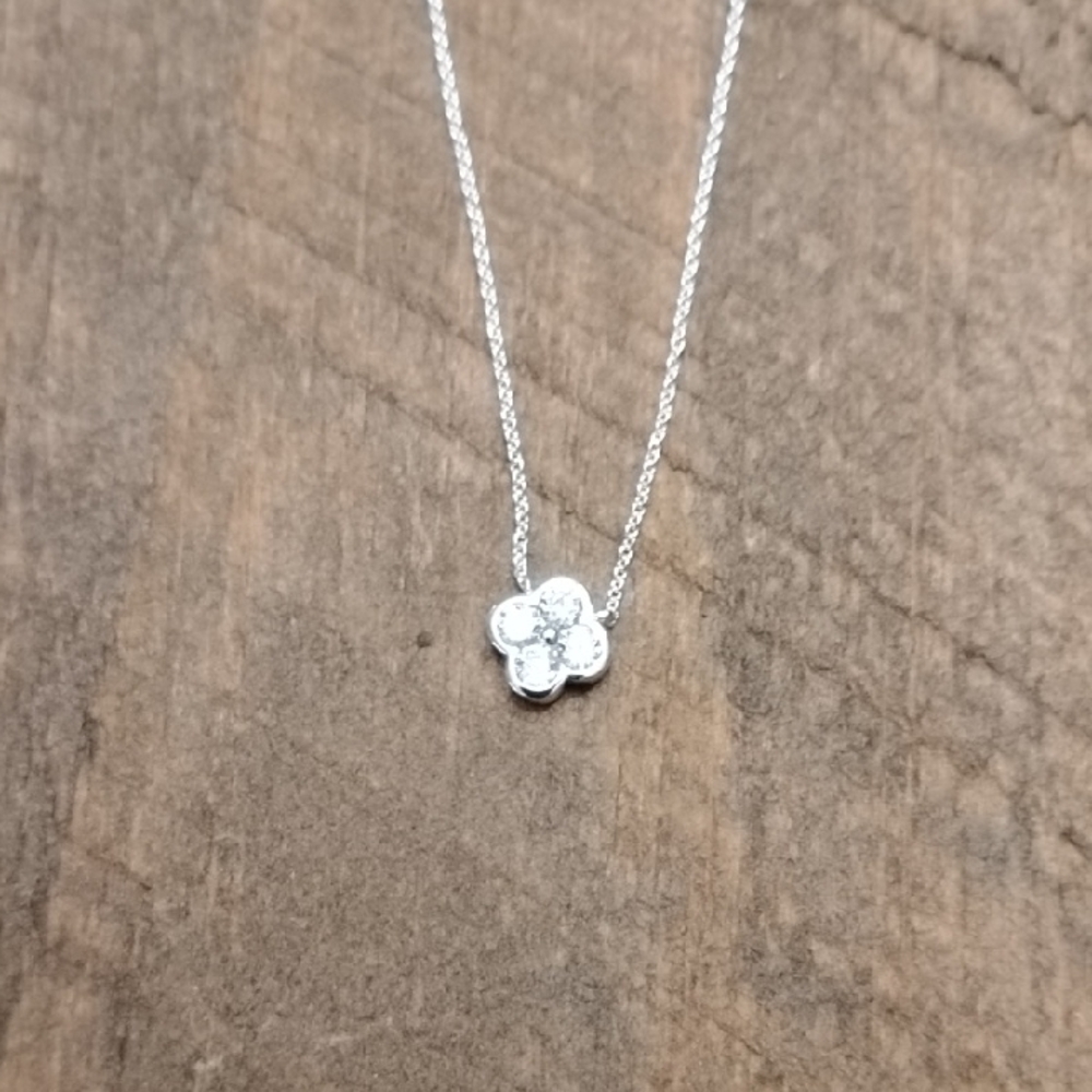 Electric Picks Silver Necklace - Picture 2 of 2